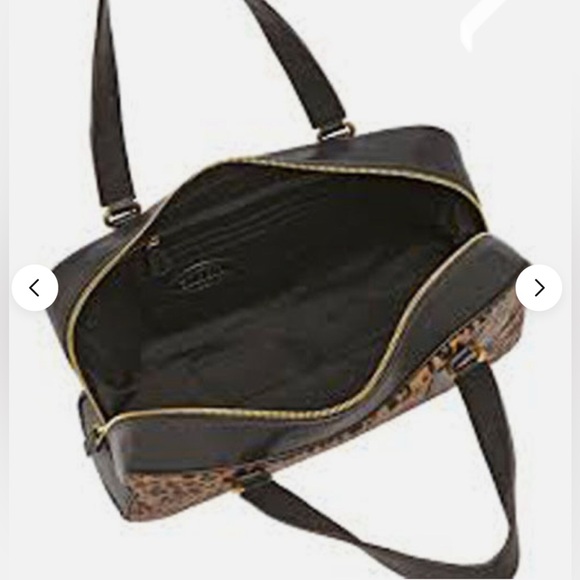 Fossil Memoir Satchel - Cheetah - New with Tag - Picture 3 of 8